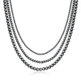 Yumfeel Navajo Pearl Necklaces Vintage Beaded Chokers