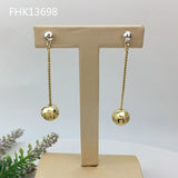 Yuminglai Dubai Earrings for Women Goldplate Jewelry FHK13698