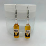 Resin Beer Bottle Earrings Mineral Bottles Womens Jewelry