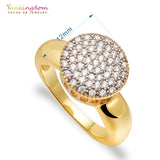 Yunkingdom Zirconia Crystals Rings for Women Wedding Jewelry
