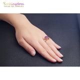 Yunkingdom Zirconia Crystals Rings for Women Wedding Jewelry