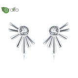 Yuxintome 925 Silver Star Pendant Stud Earrings Wedding Jewelry