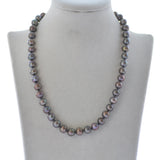 10mm Round Freshwater Pearl Necklace Magnetic Clasp