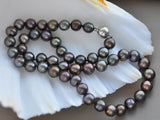 10mm Round Freshwater Pearl Necklace Magnetic Clasp