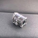925 Sterling Silver Star Heart Pendant for Jewelry Making