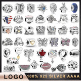 925 Sterling Silver Butterfly Pendants Collection