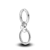 925 Sterling Silver Keychain Women's Jewelry