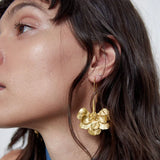 Flower Dangle Earrings Long Statement Drop Earring Party Jewelry
