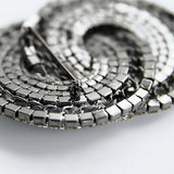 ZA Women Geometric Rhinestone Round Crystal Brooch High Jewelry