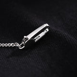 925 Silver Cuban Chain Necklace Men's