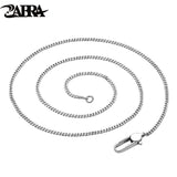 925 Silver Cuban Chain Necklace Men's