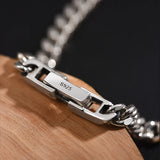 925 Silver Cuban Chain Bracelet for Men Women Hiphop Jewelry
