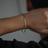 Snake Heart Chain 925 Silver Bracelet Bangle Jewelry Gift