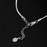 Snake Heart Chain 925 Silver Bracelet Bangle Jewelry Gift