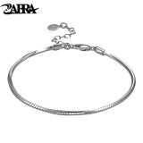 Snake Heart Chain 925 Silver Bracelet Bangle Jewelry Gift