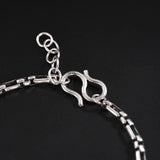 S925 Silver Japanese Bracelet Men's Hip-hop Jewelry Gift