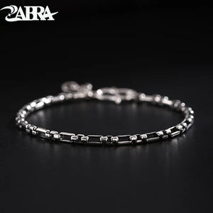 S925 Silver Japanese Bracelet Men's Hip-hop Jewelry Gift