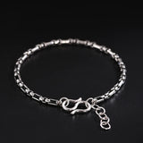 S925 Silver Japanese Bracelet Men's Hip-hop Jewelry Gift