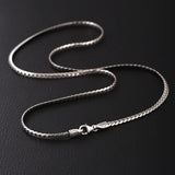 S925 Silver Necklace Men's Snake Bone Chain Retro Thai Silver Niche Men's Tide