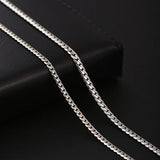 S925 Silver Necklace Men's Snake Bone Chain Retro Thai Silver Niche Men's Tide
