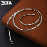S925 Silver Necklace Men's Snake Bone Chain Retro Thai Silver Niche Men's Tide