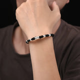S925 Silver Rabbit Bracelet Hand Woven Hand Rope