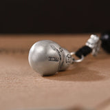 S999 Silver Gourd Pendant High-end Keychain Pendant