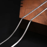 Snake Bone Chain S925 Silver Necklace Men's and Women's Tide Clavicle Chain