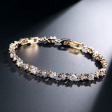 CZ Leaf Bracelet for Women Wedding Party Jewelry