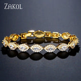CZ Bracelet Bangle for Women Wedding Bridal Jewelry FSBP2125