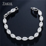 CZ Bracelet Bangle for Women Wedding Bridal Jewelry FSBP2125