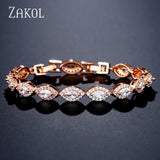 CZ Bracelet Bangle for Women Wedding Bridal Jewelry FSBP2125