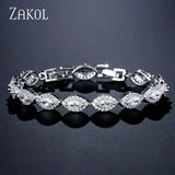 CZ Bracelet Bangle for Women Wedding Bridal Jewelry FSBP2125