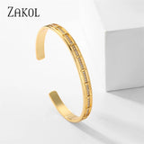 Zirconia Cuff Bracelet Bangles for Women - Wedding Jewelry