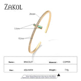 Multicolor Oil Drip Cuff Bracelet CZ Enamel Christmas Party Jewelry