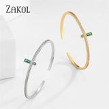 Multicolor Oil Drip Cuff Bracelet CZ Enamel Christmas Party Jewelry
