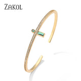 Multicolor Oil Drip Cuff Bracelet CZ Enamel Christmas Party Jewelry