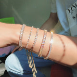 Rectangle Zirconia Tennis Bracelets for Women Crystal Bracelet
