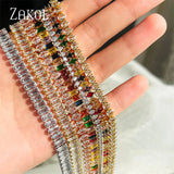 Rectangle Zirconia Tennis Bracelets for Women Crystal Bracelet