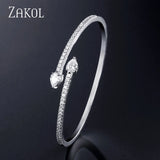 CZ Crystal Bracelet for Women Girls Wedding Bride FSBP2192