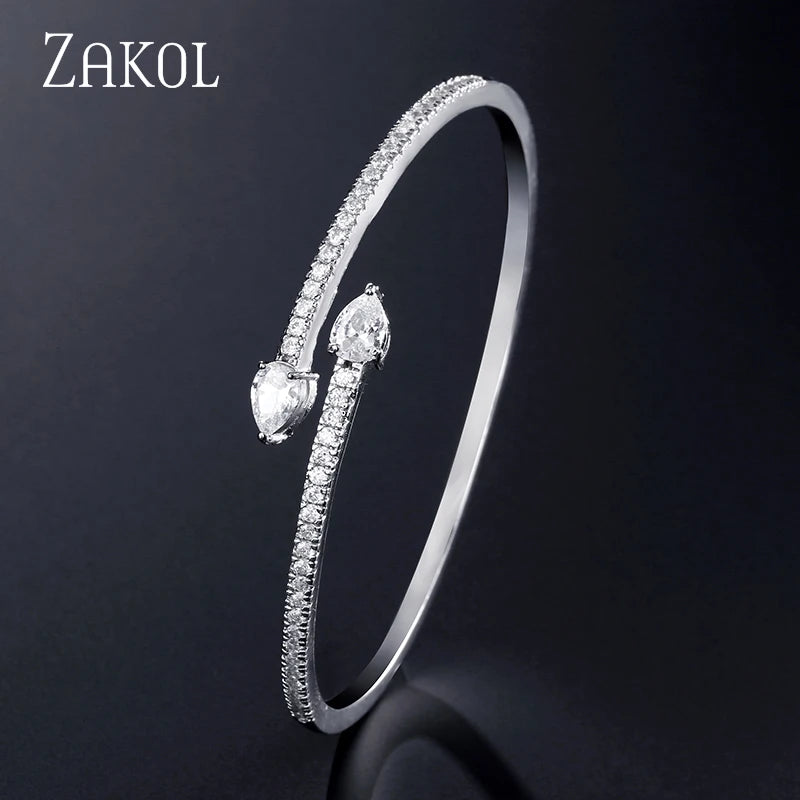CZ Crystal Bracelet for Women Girls Wedding Bride FSBP2192