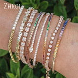 CZ Crystal Bracelet for Women Girls Wedding Bride FSBP2192