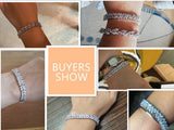 Zircon Leaf Crystal Bracelet for Brides FSBP131