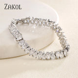 Zirconia Crystal Bracelets for Women Party Wedding BP2279