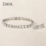 Zirconia Crystal Bracelets for Women Party Wedding BP2279
