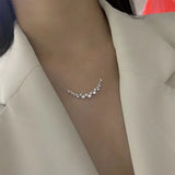 CZ Clavicle Chain Necklace for Women