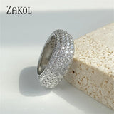 CZ Wedding Bands for Women Engagement Ring Jewelry