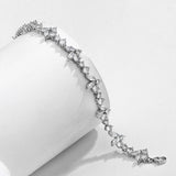 CZ Chain Bracelet Wedding Bride Bangle BP5030