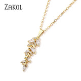 Leaf Shape Pendant Necklace Choker Chain Women Christmas Birthday