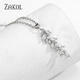 Leaf Shape Pendant Necklace Choker Chain Women Christmas Birthday